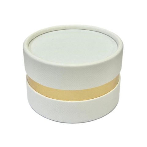 SCATOLA TONDA 8X6CM BIANCA